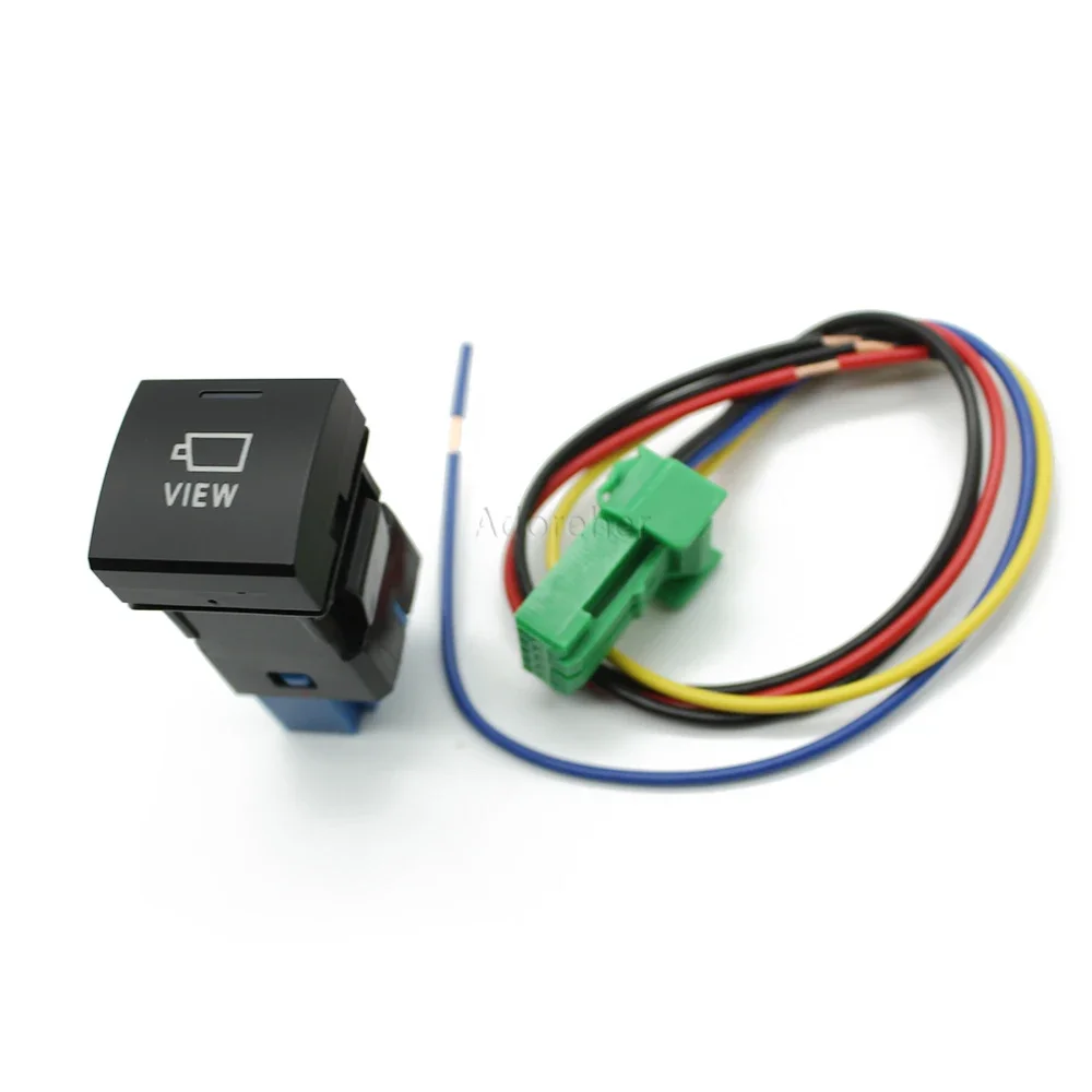Car illuminate LED Light Camera View Switch Control Button For Toyota Camry Altis Hilux LC300 2018 Rav4 Prado 150 accessories