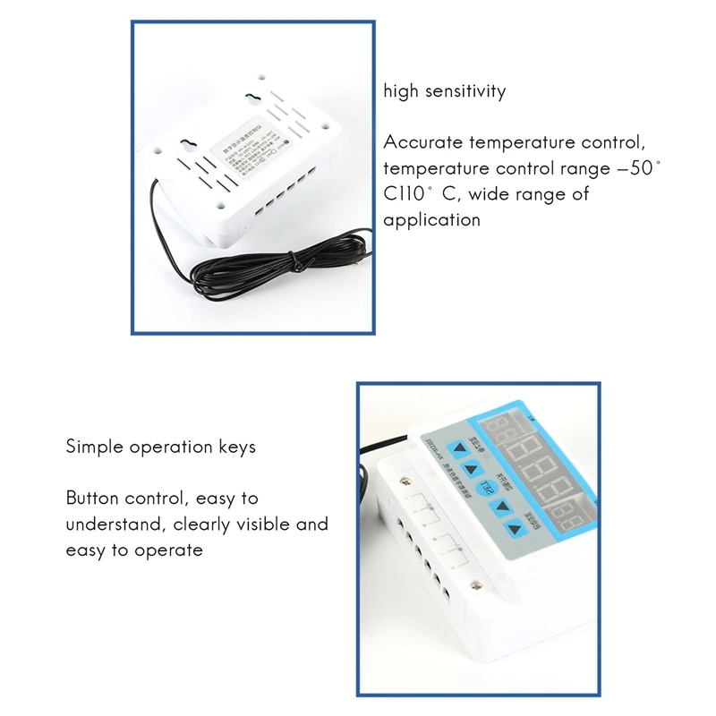 XH-W3103 ماكس 5000 واط ترموستات رقمي 30A متحكم في درجة الحرارة التبديل لأجهزة الصناعة المنزلية