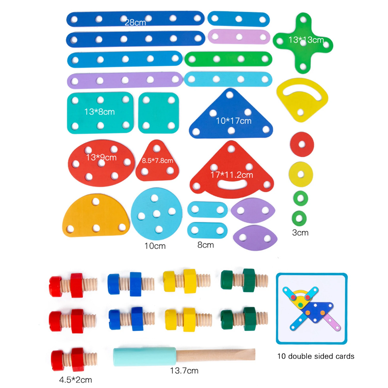 어린이 견과류 모양 퍼즐 나무 창의적 교육 조기 학습 장난감