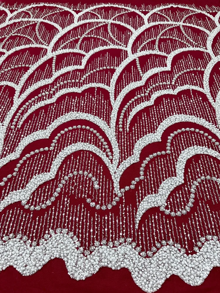 Payet Nigeria Mewah 2026 Kain  - Embroidery Net Fabric ulasan dan harga