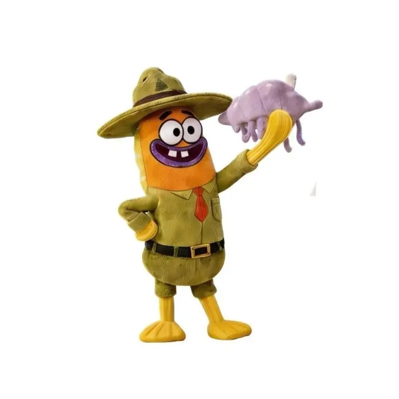

Kawaii Cartoon Spongebob Residents of Bichi Castle Second-Generation Bully Fish Scientific Hidden Clownfish Plush Pendant Doll