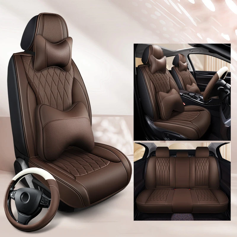 PU الفاخرة العالمي دائم مقعد السيارة يغطي ل Haval Jolion Dargo H5 H3 Jolyon H6 M6 زائد H9 F7X F7 اكسسوارات السيارات الداخلية