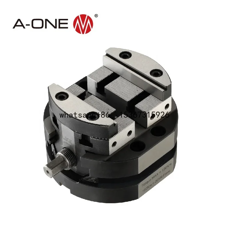 A-ONE Steel Square Clamp Rotary Table 5 Axis CNC Machine Self Centering Vise 3A-110511