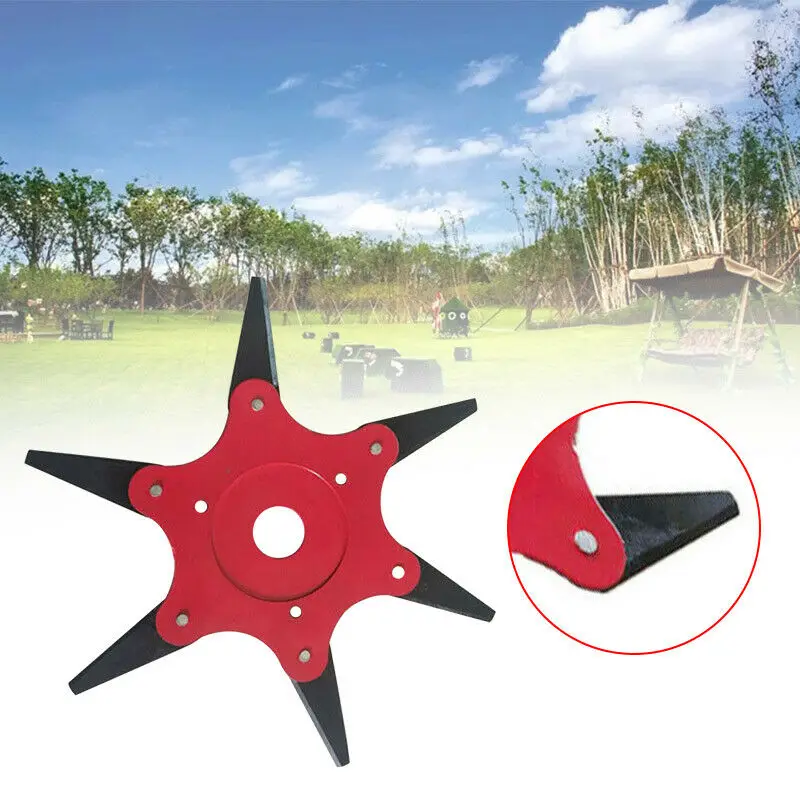 Lawn Mower Cutter Blade 6 Teeth Brush Cutter Brushcutter Trimmer Blade Cutting Disc Home Garden Grass Tool Accessories