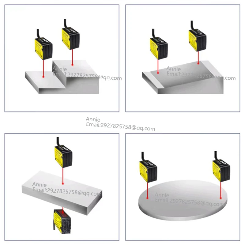 100mm RS485 Voltage Current Output Accuracy 0.01mm Displacement Switch Laser Distance Ranging Photoelectric Sensor