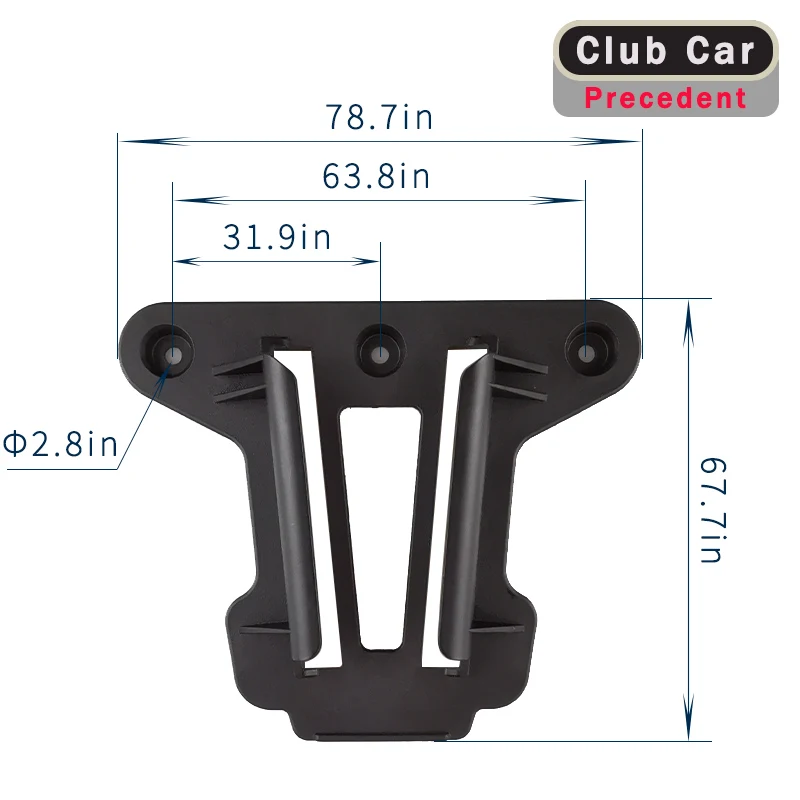 For Golf Cart Ice Cooler With Mounting Bracket Kit Caddy Fit Club Car Precedent Tempo And Onward OEM#102588101 #103886801 view 2