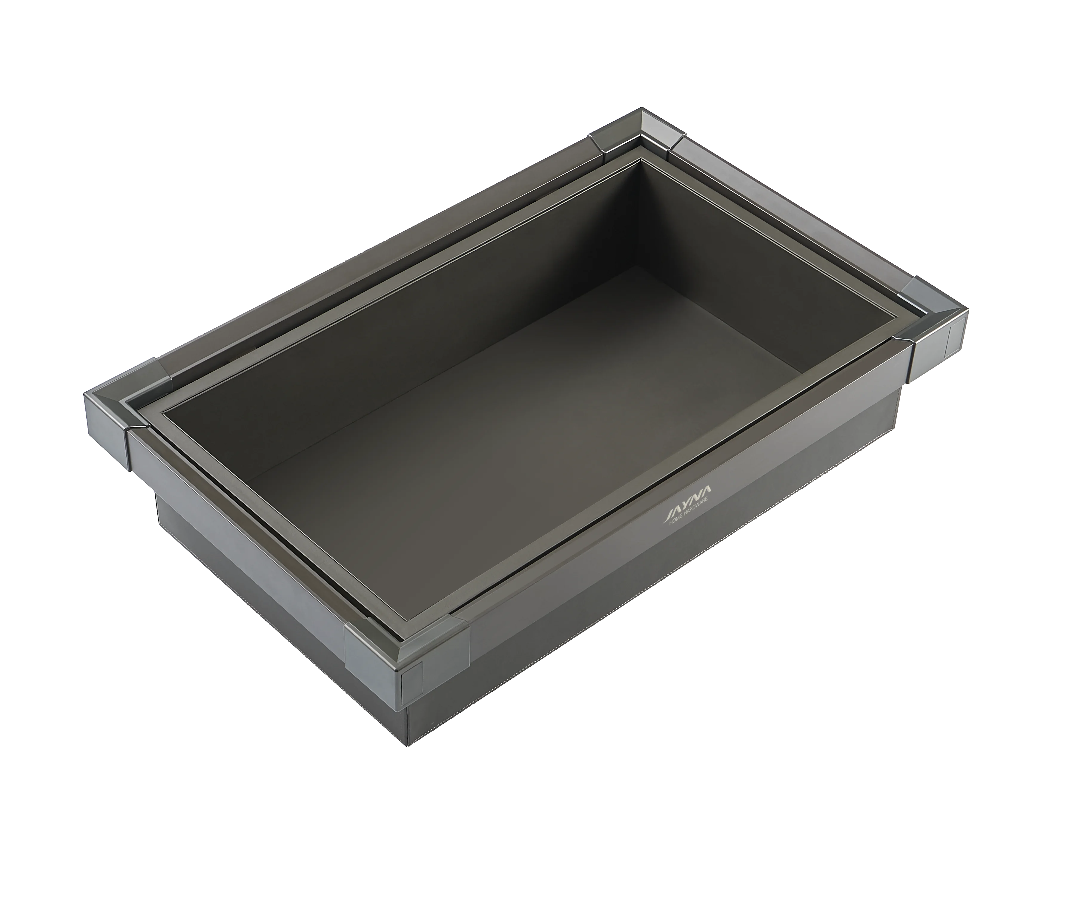 JAYNA GALAXY Modulare Soft-Close-Wandhalterung, abnehmbarer Edelstahl, Holz, Aluminium, Aufbewahrungs-Hardware-Zubehör, Doppeldämpfer