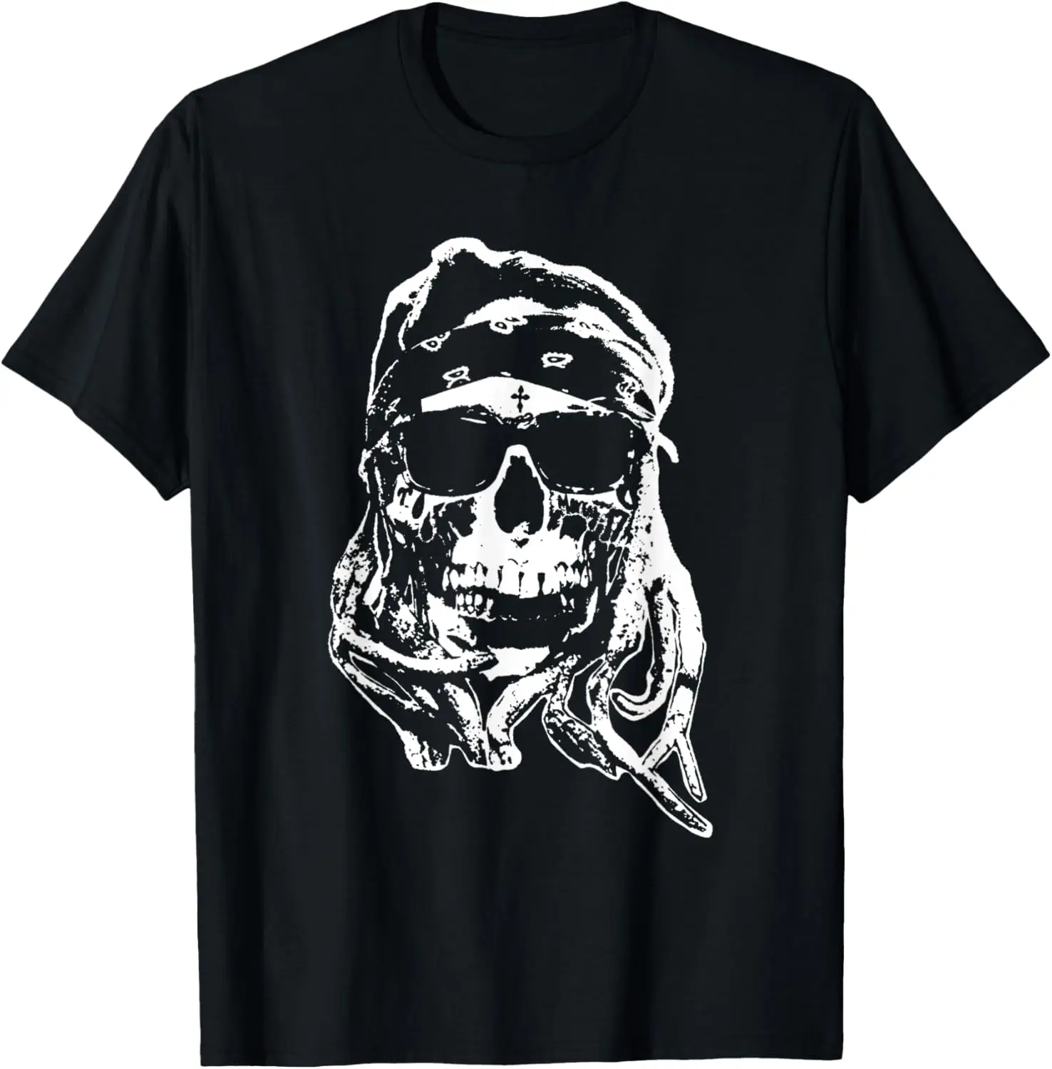 Lil Wayne Bandana Skull T-Shirt