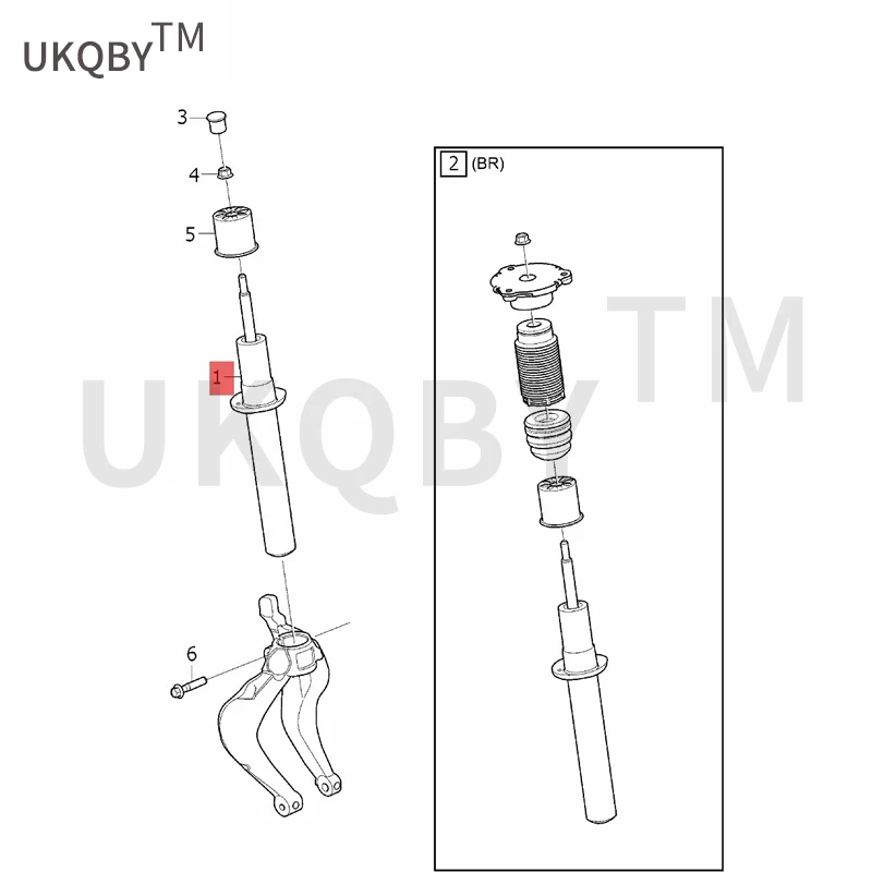 Applicable to Vo lv o  S90 18  Suspension rod fixing bracket swing arm base