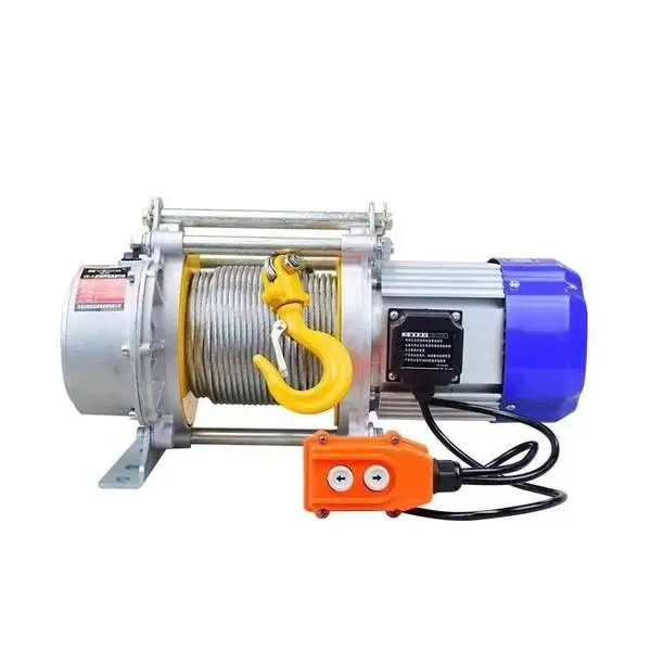 Electric hoist winch 220V wire rope   2000kg