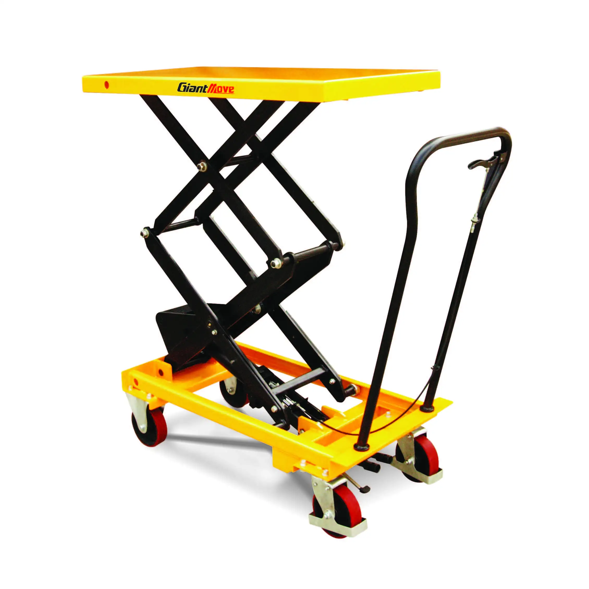 China Manufacturer Cart Low Price Man-power 200kg Scissor Lifting Dolly Hydraulic Lifting Table Cart