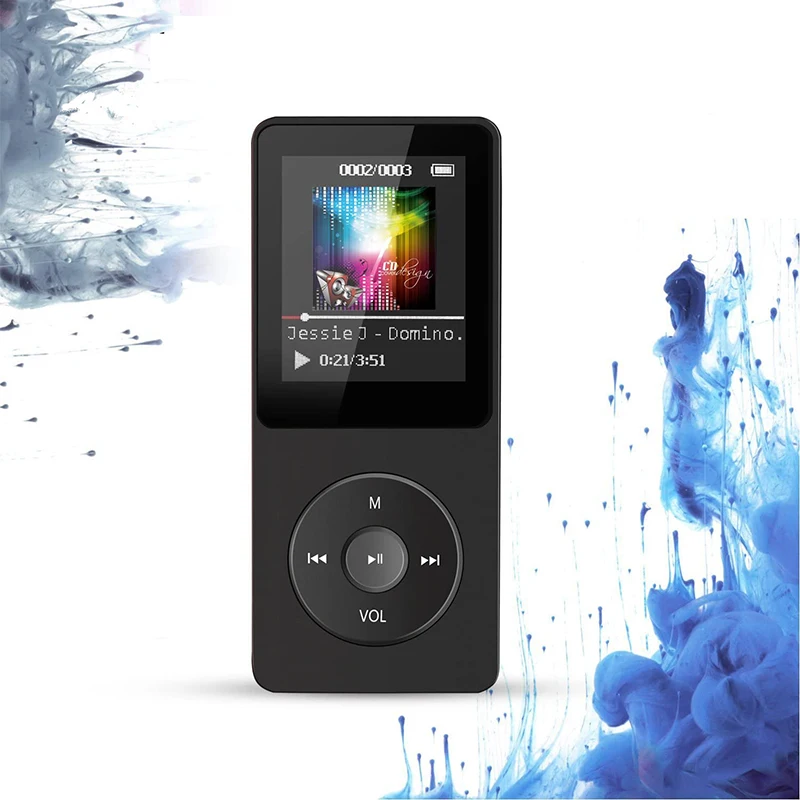 مشغل MP3 شاشة ملونة متوافقة مع البلوتوث MP4 مشغل موسيقى HIFI يدعم 128G TF بطاقة محمولة مع مسجل مكبر الصوت