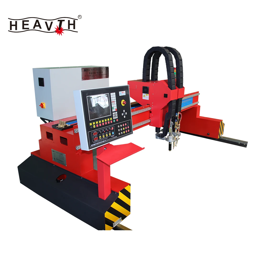 MS-3B gantry numerical control plasma cutting machine heavy flame cutting machine with 220 volt servo motor core component