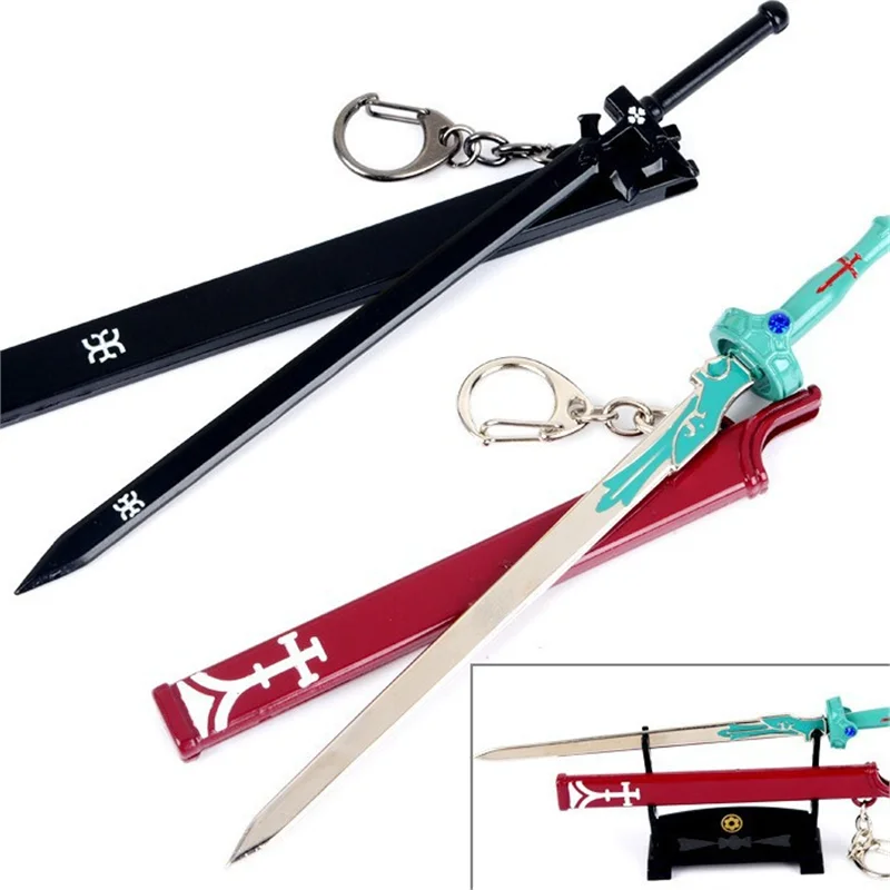 conjunto-de-acessorios-de-anime-chaveiro-de-espada-preta-lanterna-tsunayoshi-e-pingente-de-espada-yui-em-liga-metalica-lancamento-verao-2024