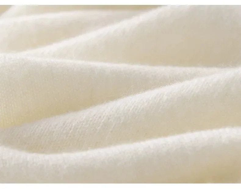 zjaiss Einfarbiger Warmer Strickumhang mit Seitenknöpfen 2026 Neuer Herbst-Winter-Damen-Poncho aus Reinkaschmir als Oberbekleidung – Detail 14