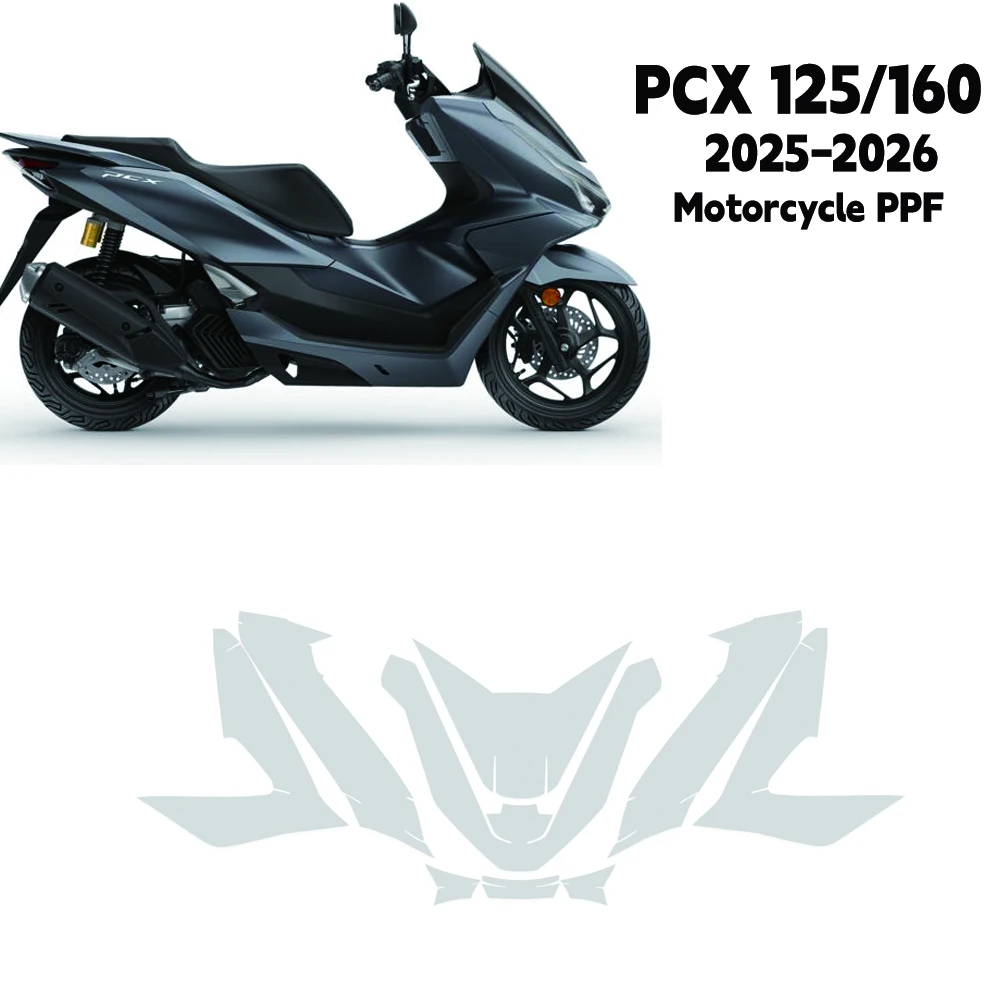 Motorcycle Paint Protection Film Anti-scratch 2025-2026 Transparent Protective Sticker Fits PCX 125 PPF For HONDA PCX 160 TPU