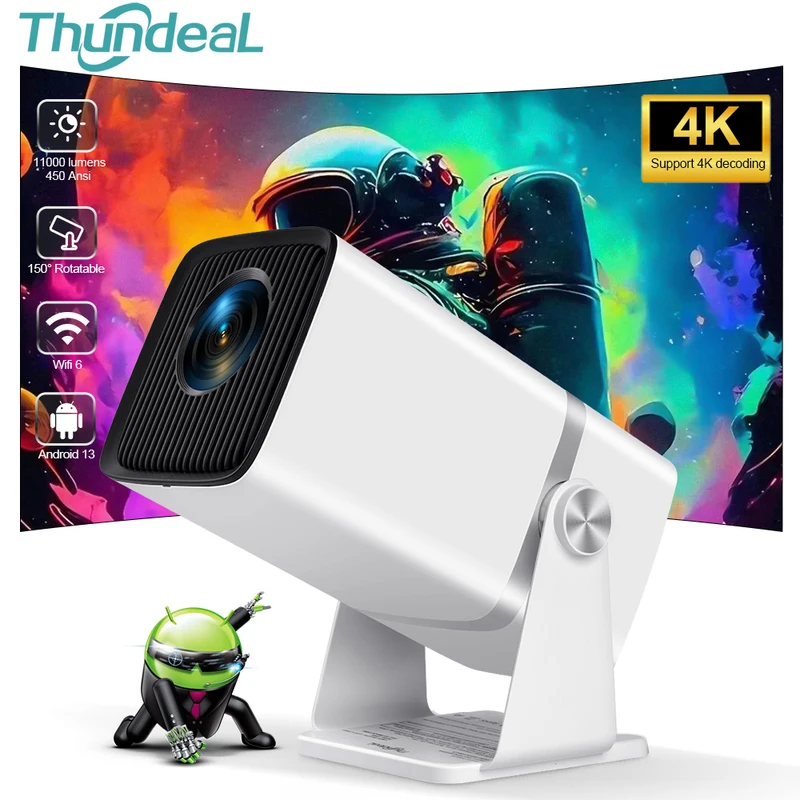 Projetor Inteligente ThundeaL TD80W Full HD 4K