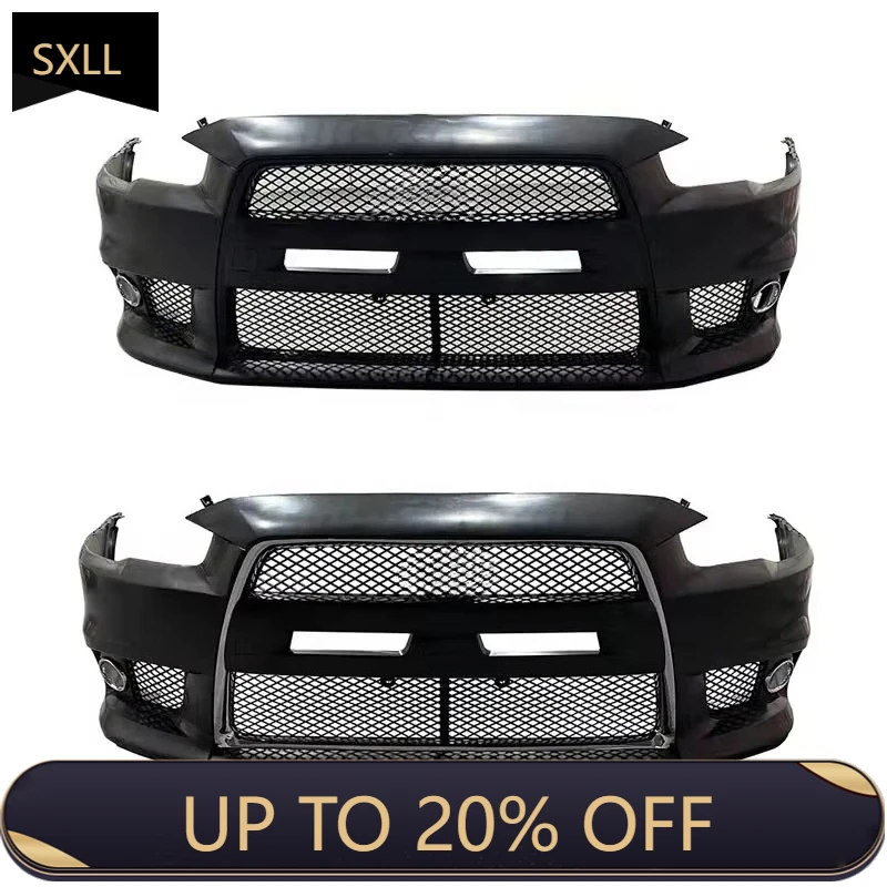 

SXLL 2009-2015 Car Bumper Injection Molded Polypropylene Hot Sale Auto Parts Body Kits Front Bumper EVO Style