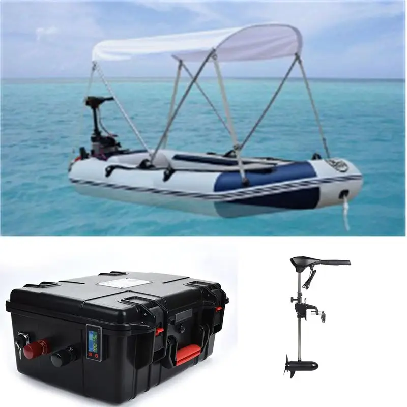 

Waterproof lithium ion battery 12v 200AH100Ah 80Ah 120ah 150ah 60ah with BMS for boat Inverter propeller fishing + charger 100K+