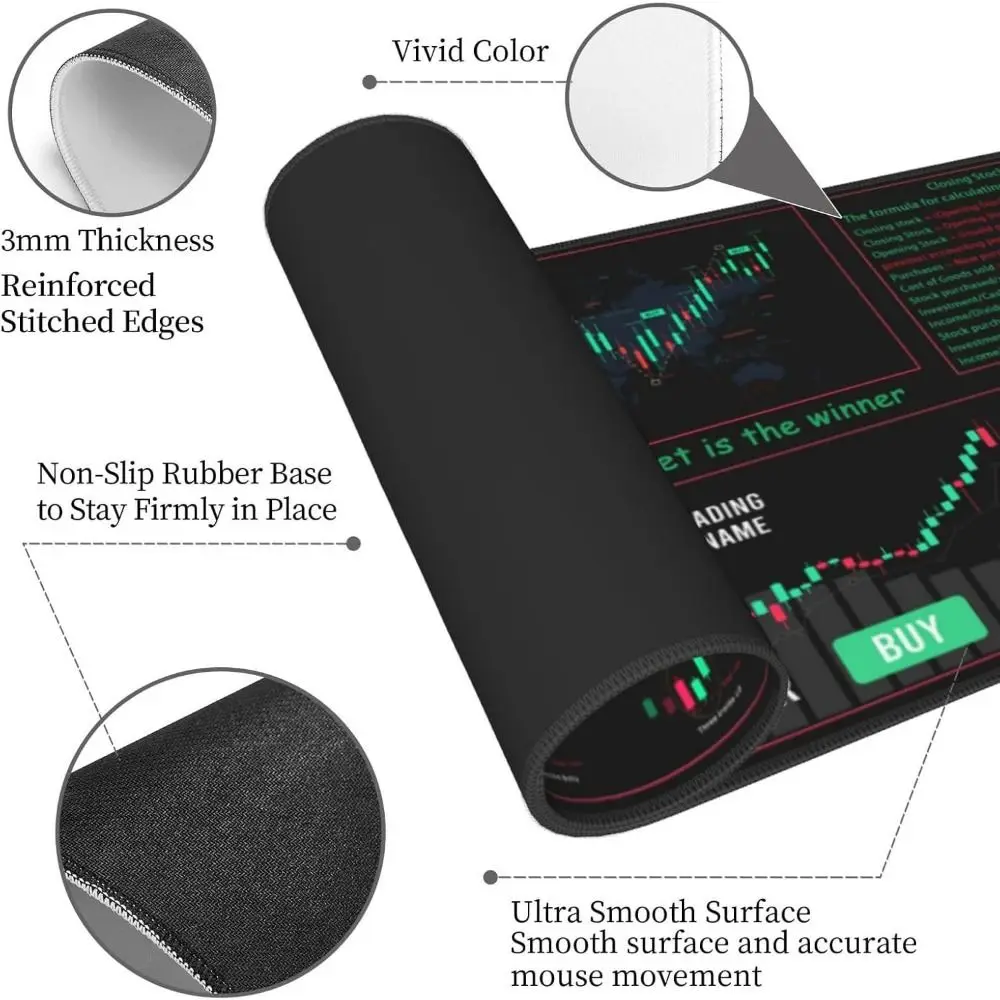 Таблица на складе, таблица с узором, коврик для мыши с узором, эффективная защита для стола, подсвечник, узор, художественный коврик для мыши, подарок в инвесторе