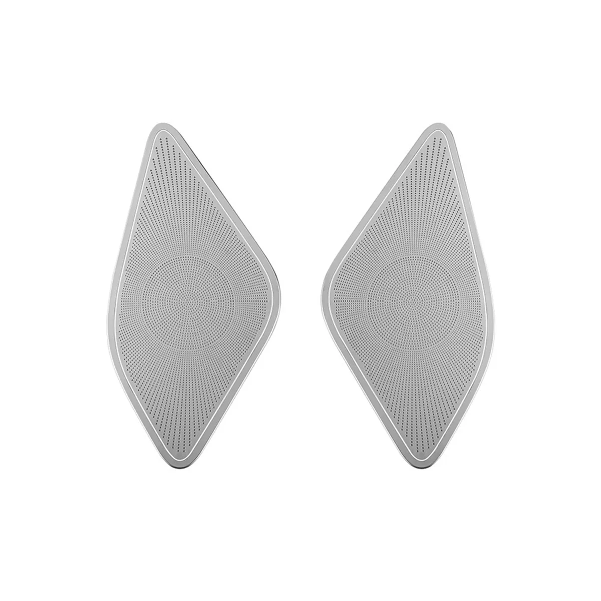 

For Toyota Alphard 40 Series 2023+ Stainless Steel Car Styling Middle Door Loudspeaker Cover Interior Accessories