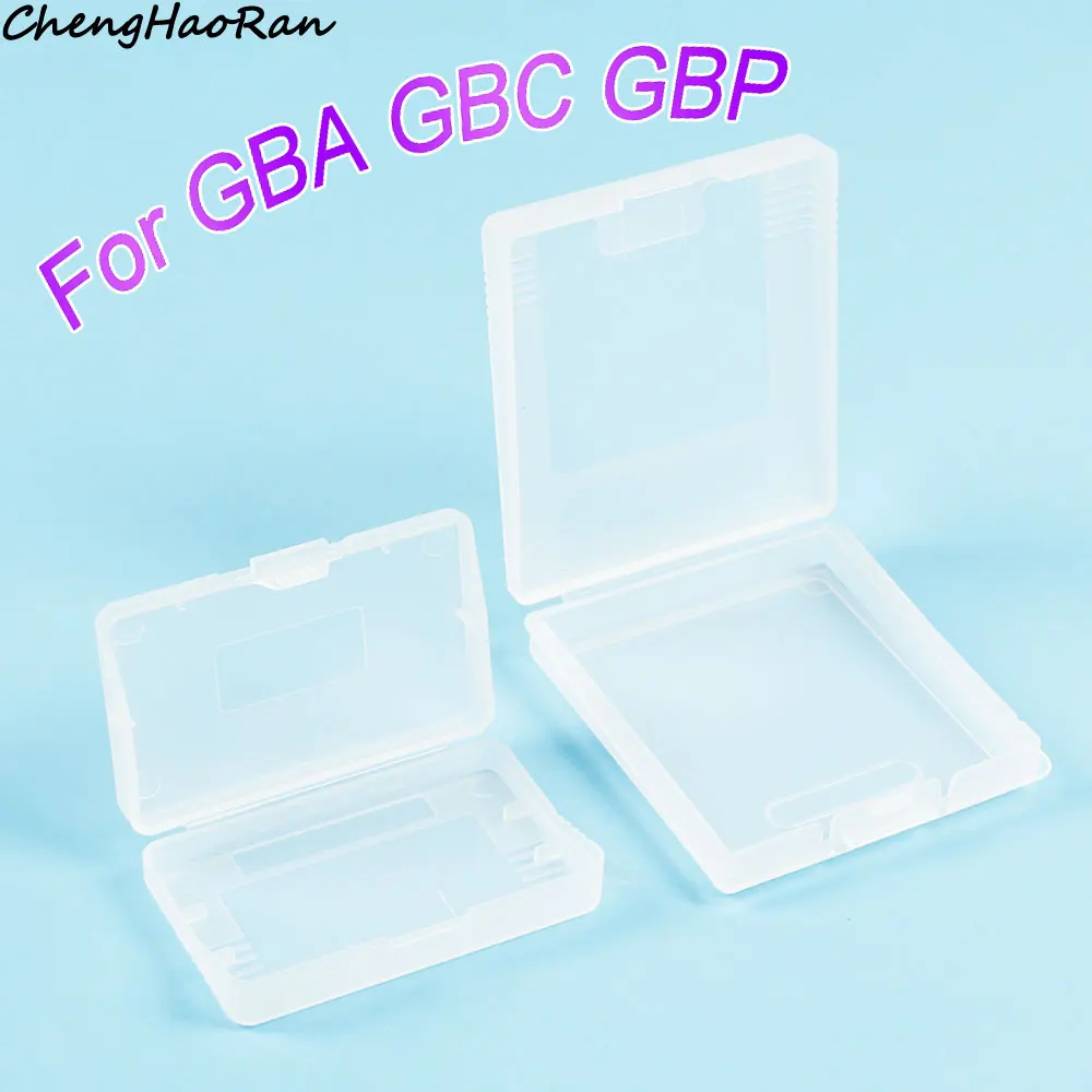 

5 Pcs High quality game glue box suitable For GBA GBC GBP game cards Transparent pocket plastic dustproof box cover