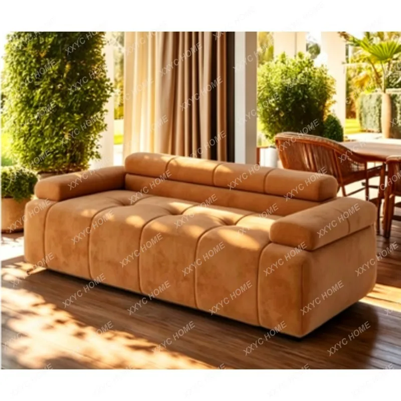 Modern minimalist all-sponge vacuum roll-packed compressed puff sofa z502
