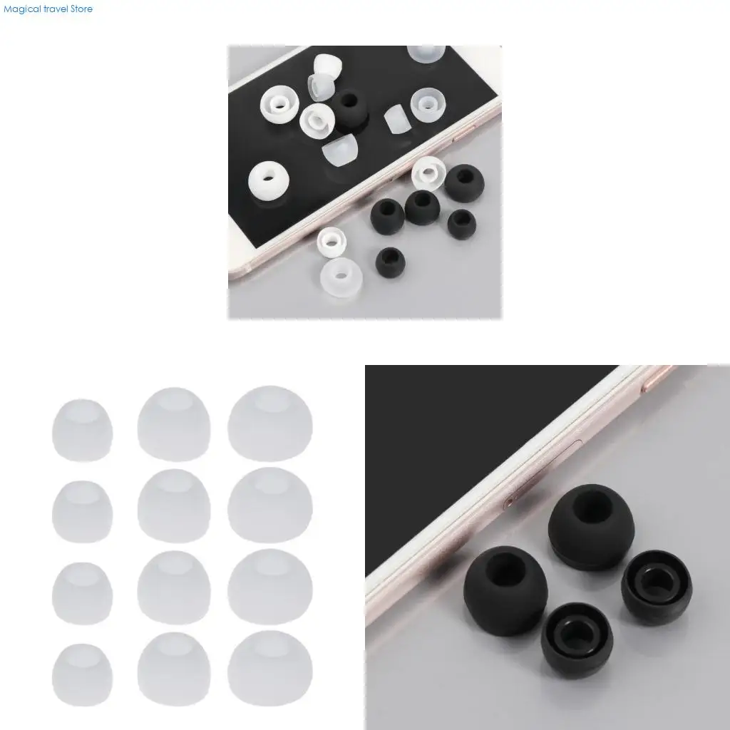 N2UB Silicone Protecitve Tips Ear and Covers Replacement Anti Slip Soft eartips