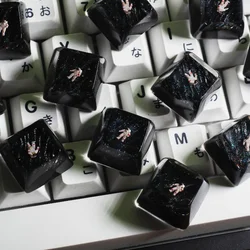 Artisan Keycap Astronaut Resin Key Caps Mechanical Keyboard Caps Personalized Keycaps Pc Gaming Accessories Gifts Korean Keycaps