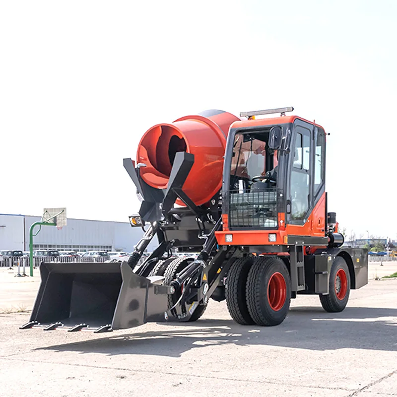 Customized New Generation Easy Assembly 6 Cubic Meter Self-Loading Concrete Mixer Truck Concrete Mixer Truck Parts Cooling Oil