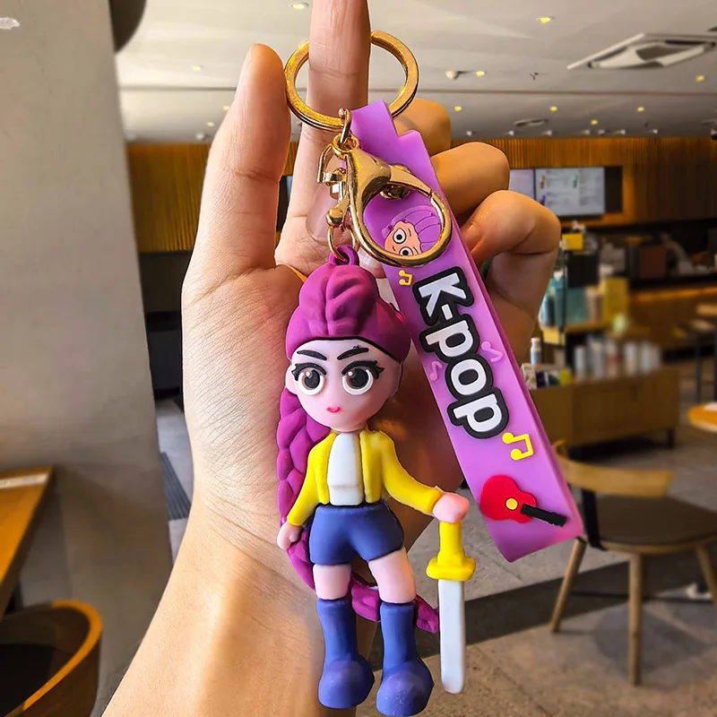 جديد Kpop شيطان الصيادين المفاتيح عمل الشكل لعبة Derpys النمر رومي ميرا زوي سوس تمثال دمية لمحبي هدية
