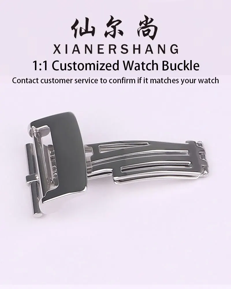 

XIANERSHANG на заказ A-Dirtars P-iguet, оригинальная складная пряжка 18 мм, 16 мм, пряжка ремня, застежка из нержавеющей стали 316L, аксессуары для часов