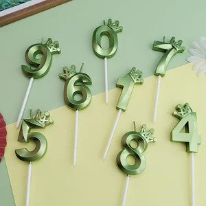 Doğum günün kutlu olsun pastası-mum prensi, çelenk, yeşil, çocuklar, çocuk dekoru, partide yaratıcı pasta, 0'dan 9'a kadar dijitalde yelken küçük prensin doğum gününün en çok satan 8'i-8 numara