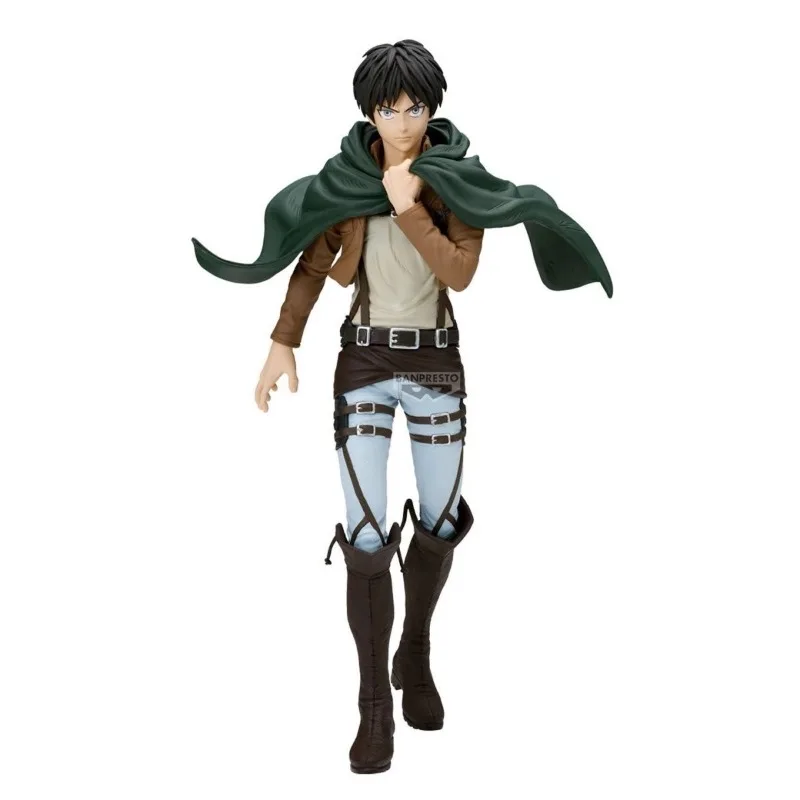 Original BANDAI BANPRESTO Action Figure Grandista Attack on Titan Eren Jaeger in stock Anime Figures Model Toys WY
