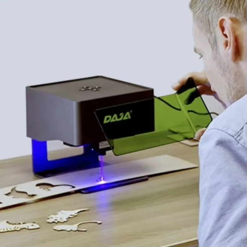 Engraving Machine for DAJA DJ6 Offline Controller 0.5W to 15W Pet ID Name Plate Plastic Paper Signage Low Power Desktop