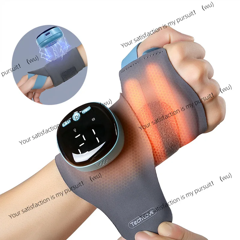 

EMS умный инструмент для массажа рук, горячий компресс на запястье, сухожильная оболочка, электрический термомассаж, спортивная защита для растяжения связок на запястье