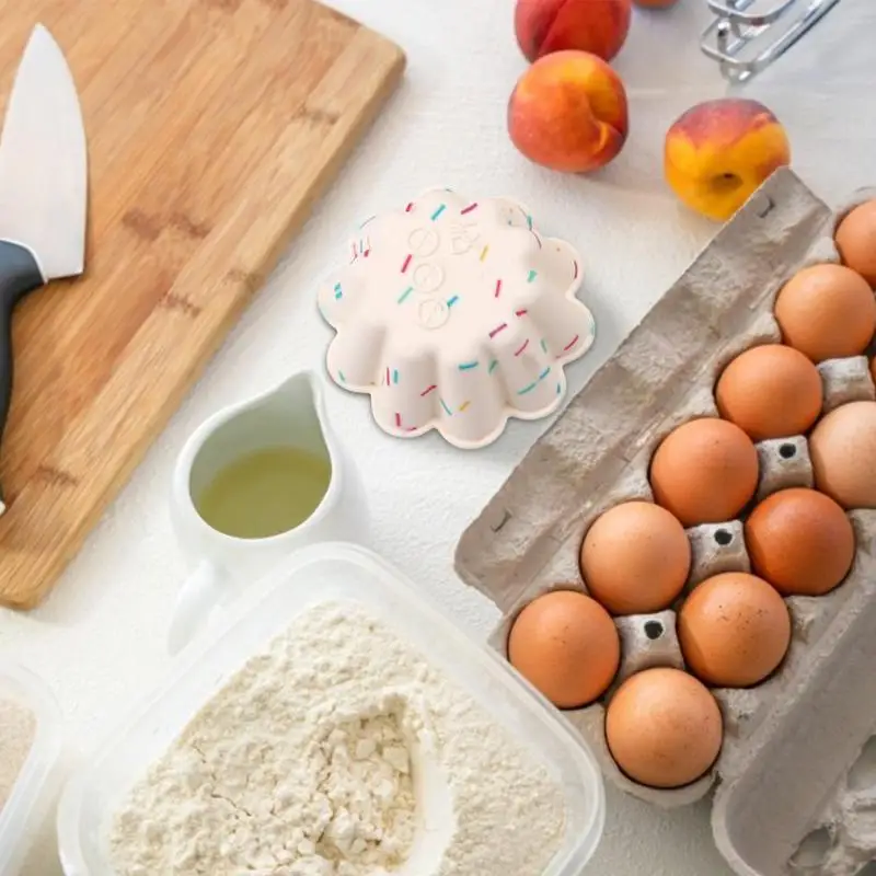 고온 내성 미니 실리콘 케이크 컵, 머핀 컵, 케이크 베이킹 몰드, 가정 주방 케이크 베이킹 장식 도구