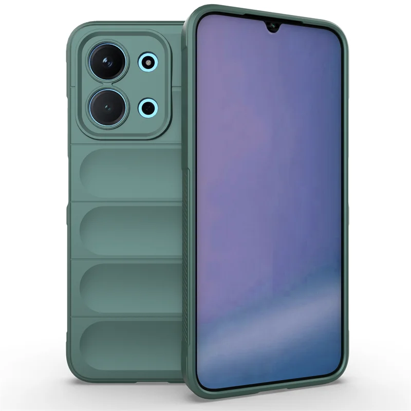 Caso de luxo para poco c85 capa para xiaomi poco c85 fundas coque macio silicone tpu câmera protetor telefone volta caso à prova de choque