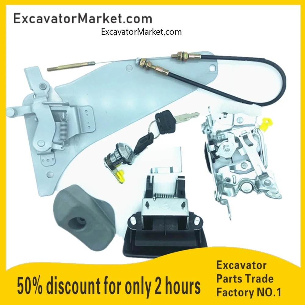 

For Hitachi Zx Zax230/270 Excavator Cab Door Lock Assembly Lock Cylinder Lock Block Excavator Accessories Excavator Accessories