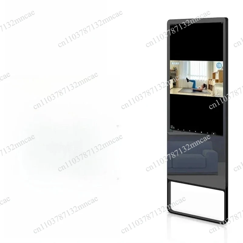 Light Emitting Diode Mirror 43 Screen Smart Mirror with TV Fitness Gym Fitness Mirror Bathroom