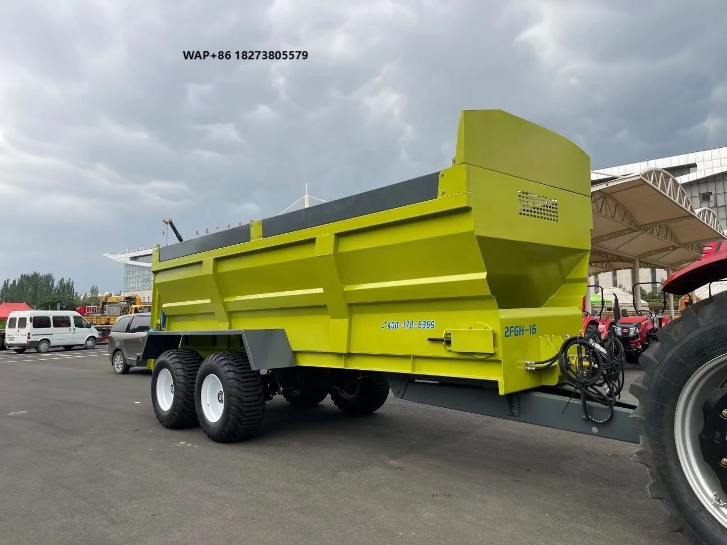 China Yulin Irrigation Factory Directly Sell Fertilizer Organic Manure Spreader Machine Agricultural PTO Gearbox