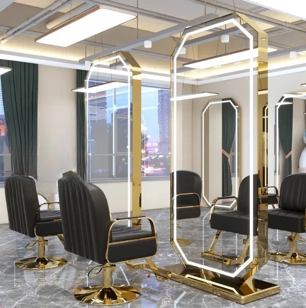 

Зеркало для парикмахерской, сценическое зеркало для парикмахерской, специальное зеркало для парикмахерской, настенное зеркало для стрижки всего тела, напольное зеркало