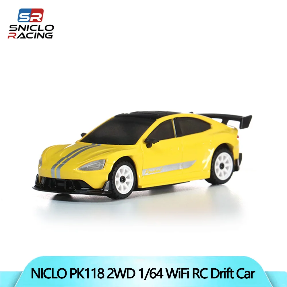 

NICLO PK118 2WD 1/64 Wi-Fi пульт дистанционного управления дрифтовый автомобиль с умным управлением через приложение игрушка на день рождения подарок для детей
