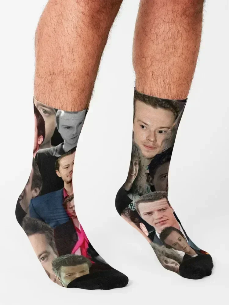 Joseph Quinn Photo Collage Socks set hiking Wholesale Rugby Mens Socks Women's