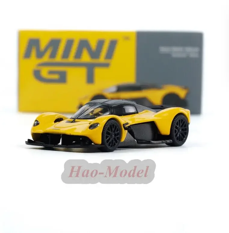 

TSM MINIGT 1/64 для Aston Martin Valkyrie, модель автомобиля из сплава, литая под давлением имитация игрушек, подарки на день рождения для мальчиков, хобби, демонстрационные украшения
