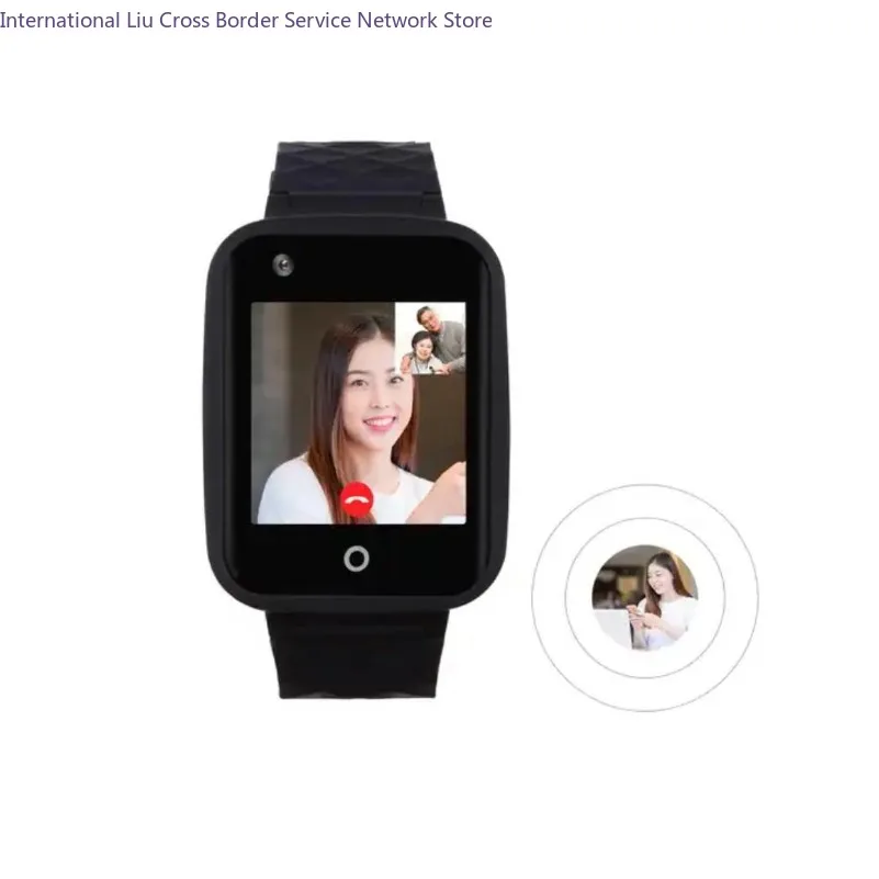 4G LTE Kids Elderly SOS Remote Health Report Touch Screen GPS Smart Watch with 2way Audio & Video Call