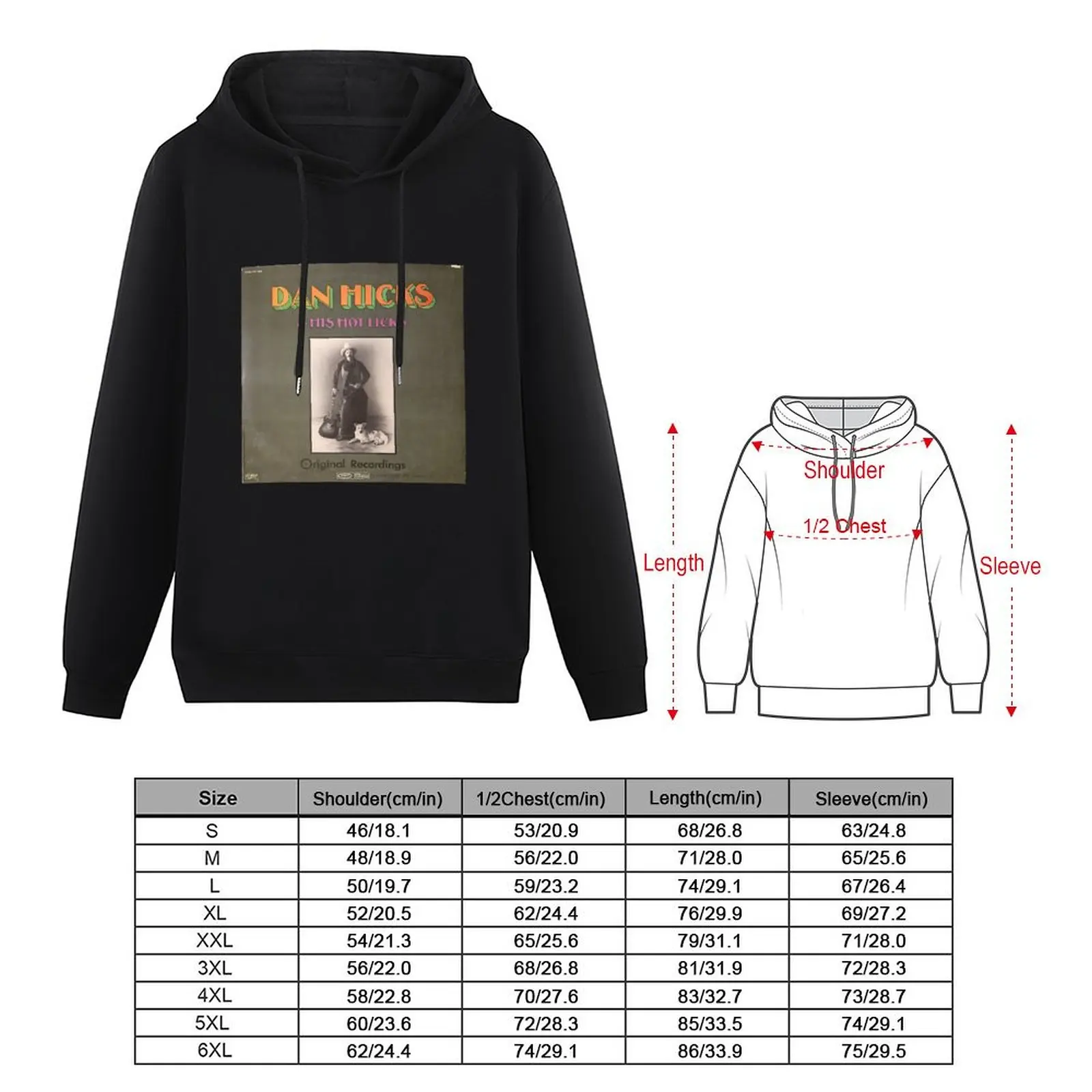 Dan Hicks - Album Cover Photograph Pullover Hoodie men clothing hoodies for men high quality