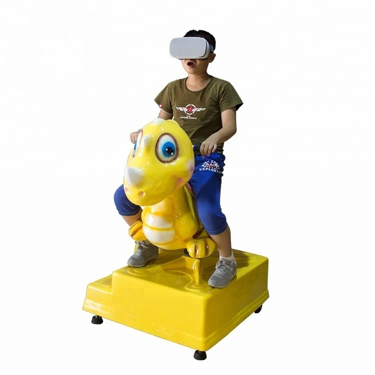 Entertainment Center Coin Operated 9d Vr Virtual Reality Children's Dinosaur Ride Game Machine