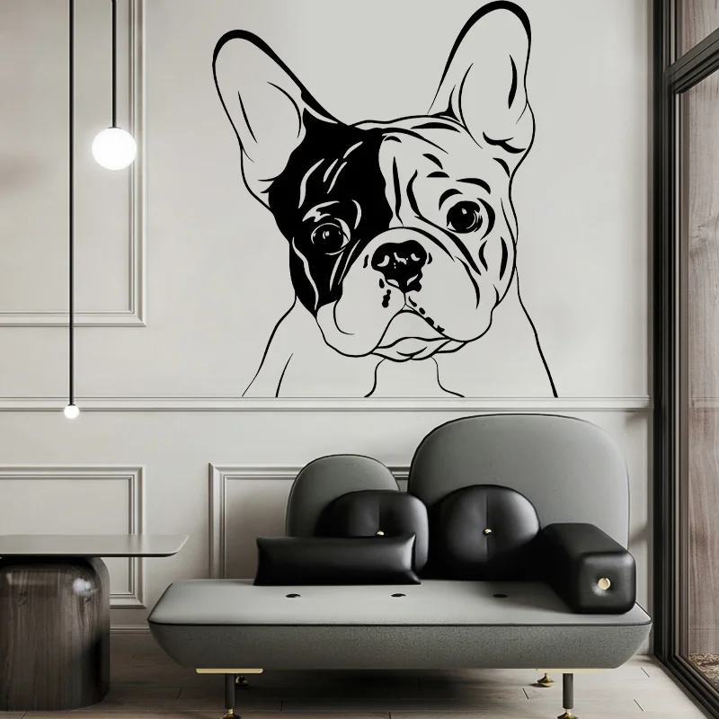 Pet Dog Wall Sticker Vinyl Interior Home Decor for Living Room Bedroom Pet Shop Grooming Salon Decoration Animals Decals Z579