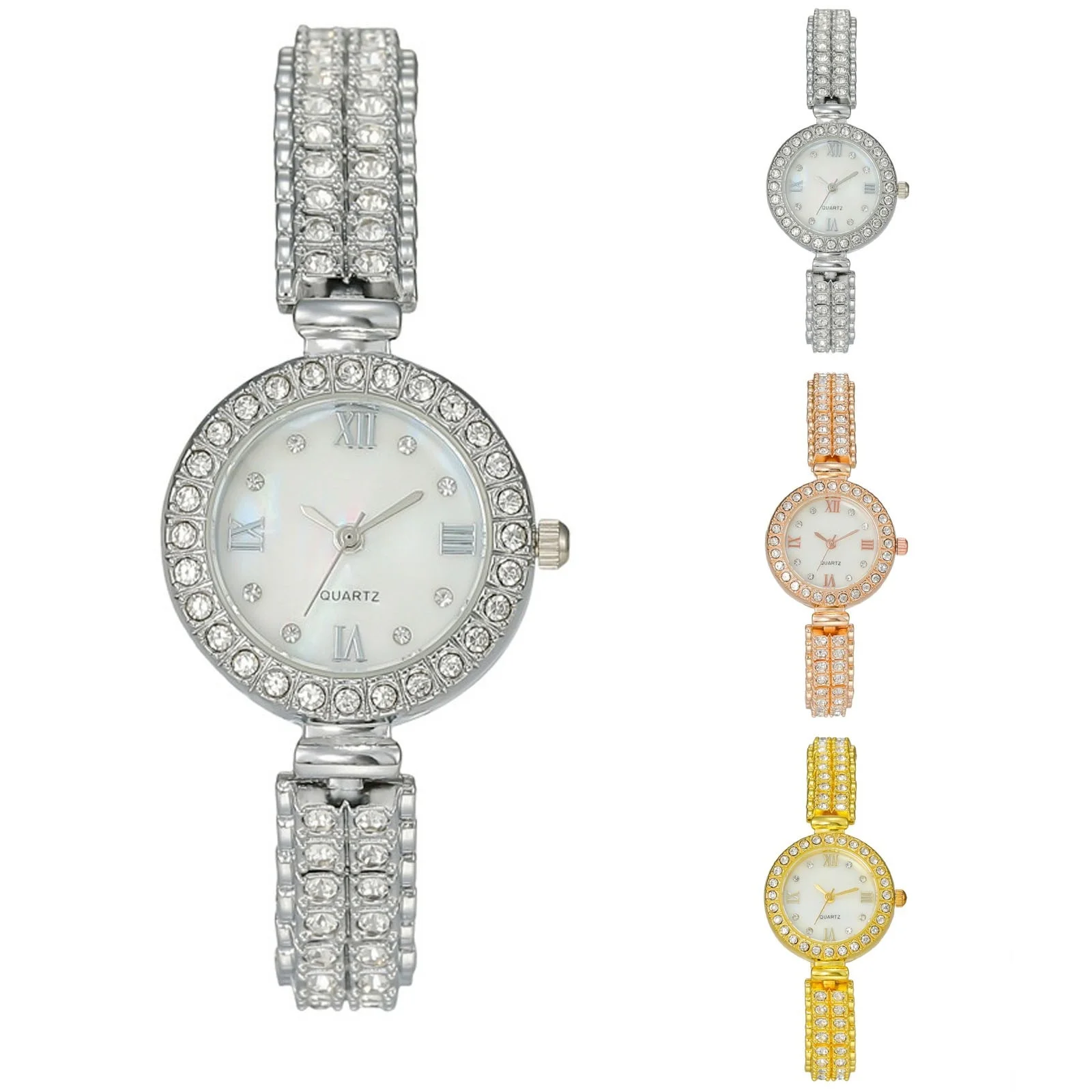 

Женские модные изысканные часы, женские повседневные кварцевые часы с инкрустацией бриллиантами, элегантная темпераментная одежда, украшение в тон